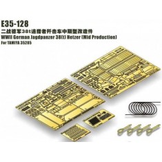 1/35 WWII German Jagdpanzer 38(t) Hetzer (Mid Prod) Detail Parts for Tamiya kit #35285