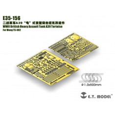 1/35 WWII British Heavy Assault Tank A39 Tortoise Detail set for Meng TS-002 kit