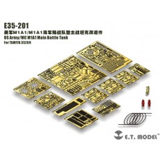 1/35 US Army / MC M1A1 Main Battle Tank Upgrade Set for Tamiya kit #35269