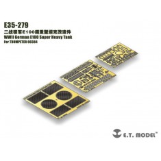 1/35 WWII German E-100 Super Heavy Tank Detail Parts for Trumpeter kit #00384