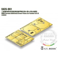 1/35 WWII German Additional Armour Plates for Dragon Panther D/A/G Smart kit
