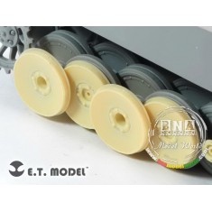 1/35 Damaged Road Wheels for Tiger I Early Version for Dagon kit