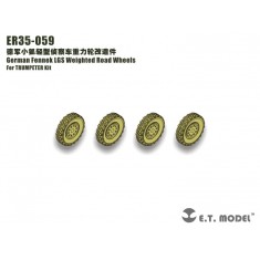1/35 German Fennek LGS Weighted Road Wheels or Trumpeter kit
