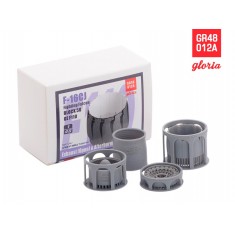 1/48 F-16CJ F110-GE Exhaust Nozzle and Afterburner (OPEN) for Tamiya kits