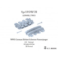 1/35 WWII German Elefant Schwerer Panzerjaeger Workable Track (3D Printed)