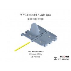 1/35 WWII Soviet BT-7 Light Tank Workable Track for Tamiya kits