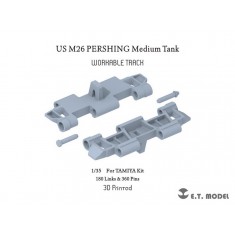 1/35 US M26 Pershing Medium Tank Workable Track for Tamiya kits