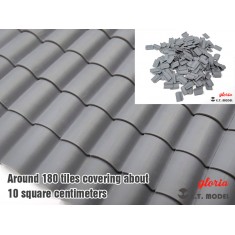 1/35 WWII Roof Tiles Pantile Type