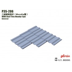 1/35 WWII Roof Tiles Mendip Type