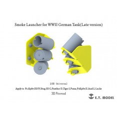 1/35 WWII German Tank Smoke Launcher (Late version)