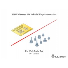 1/35 WWII German Fu 5 Raido 2M Vehicle Whip Antenna Set