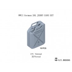 1/72 WWII German 20L Jerry Cans SET (3D Printed)