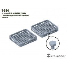 1.5mm Hexagonal Rivet (120pcs)