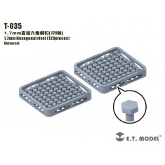 1.7mm Hexagonal Rivet (120pcs)