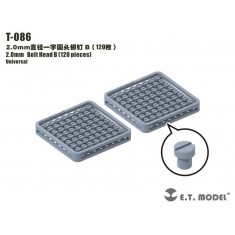 2.0mm Bolt Head B (120pcs)