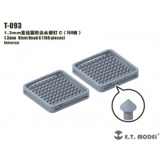 1.3mm Rivet Head C (160pcs)