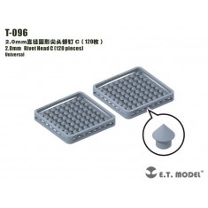 2.0mm Rivet Head C (120pcs)
