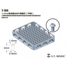 1.5mm Button Head Socket Cap Screws (120pcs)