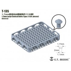 1.7mm Large Conical Bolts Type.1 (120pcs)