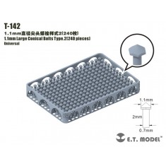 1.1mm Large Conical Bolts Type.2 (240pcs)