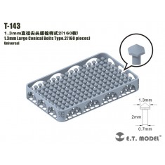 1.3mm Large Conical Bolts Type.2 (160pcs)