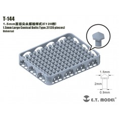 1.5mm Large Conical Bolts Type.2 (120pcs)