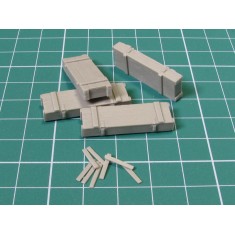 1/35 Wooden Ammo Boxes for 7.5cm Pak 40