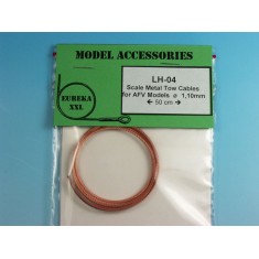 Metal Wire Rope for AFV Kits (dioramas: 1.1mm, Length: 50cm)