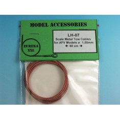 Metal Wire Rope for AFV Kits (dioramas: 1.50mm, Length: 50cm)