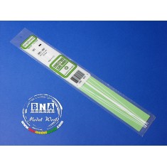 White Styrene Strip 0.5mm x 0.75mm (.02"x.03") 10pcs Length: 35cm (14")