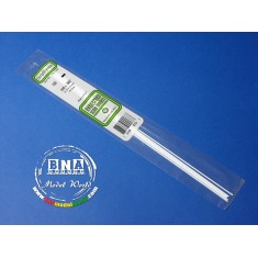White Styrene Strip 0.75mm x 1.5mm (.03"x.06") 10pcs Length: 35cm (14")