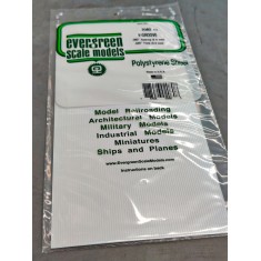 Styrene V-Groove Siding (Spacing = 2.0mm;Width = 0.40mm) 1pcs Size: 15cmx30cm
