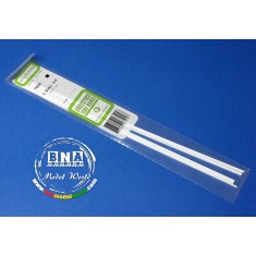 Styrene S-Strips (Size: 1.6mm x 1.6mm; Scale: 4 x 4) Length: 35cm 10pcs