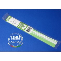 Styrene HO Scale Strips (Size: 0.3mm x 1.7mm; Scale: 1 x 6) Length: 35cm 10pcs