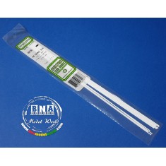 Styrene HO Scale Strips (Size: 0.6mm x 1.7mm; Scale: 2 x 6) Length: 35cm 10pcs