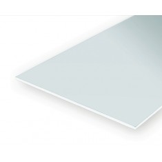 Styrene White Sheets (Size: 15cm x 30cm; Thickness: 0.38mm) 3pcs
