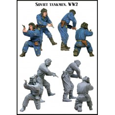 1/35 WWII Soviet Tankman (2 Figures)
