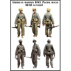 1/35 WWII US Marines (BAR Gunner) Pacific Ocean Set #3 (1 Figure)