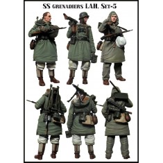 1/35 SS Machine Gun Crew (Grenadiers) LAH Set #5 (3 Figures)