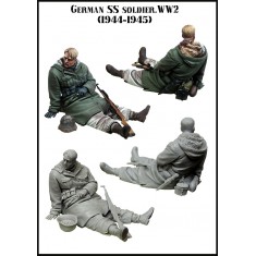 1/35 WWII German SS Soldier 1944-1945 - Sitting (1 figure)