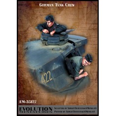 1/35 German Tank Crew - Leaning (2 Figures)