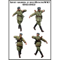 1/35 WWII Soviet Soldier At Rest - Dancing 1943-1945 (1 Figure)