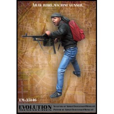 1/35 Arab Rebel Machine Gunner
