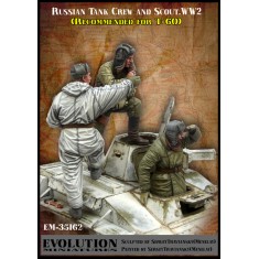 1/35 Soviet Tank Crew and Scout Set (3 figures)