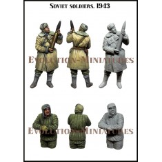 1/35 WWII Soviet Soldier 1943 (2 figure)