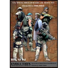 1/35 US Special Forces Operators & Afghan set (Afghanistan 2001-2003)(6 Figures)