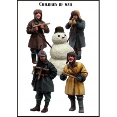 1/35 Children of War Set 5 (4 figure and 1 snowman)