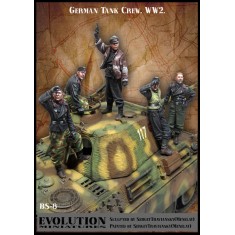 1/35 WWII German Tank Crews Set (5 figures)