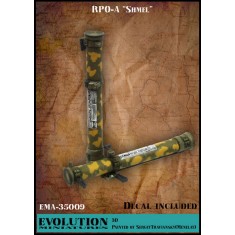 1/35 Man-Portable Rocket Launcher RPO-A "Shmel" with Decals
