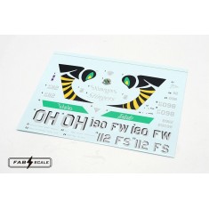1/48 USAF F-16CM Block 42 Dark Viper 112nd FS and 180th FW 2024 Decal